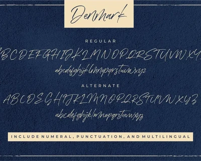 Denmark font
