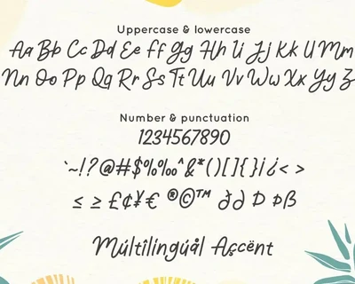 Olivia Bloom - Summer Font