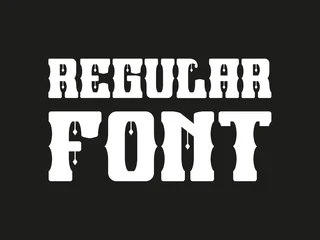 Black Sponge - Gothic Font