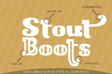 Stout Boots - Bold Serif Font