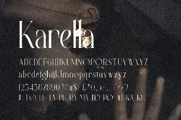 KARELLA SERIF FONT