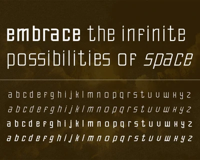 Rocket - Modern Sans Serif Family Typeface font