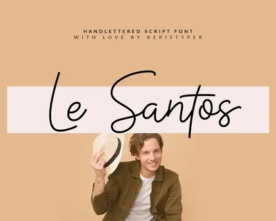 Le Santos Handwriting Font