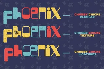 Chubby Chicks - Funky Display Font