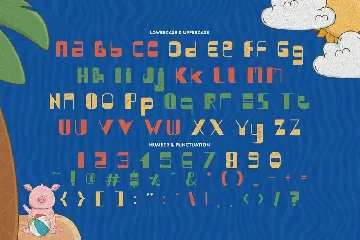 Chubby Piglets - Funky Display Font