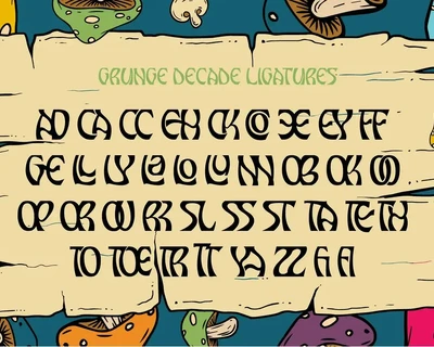 Grunge Decade font