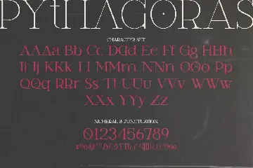 Pythagoras Contemporary Serif font