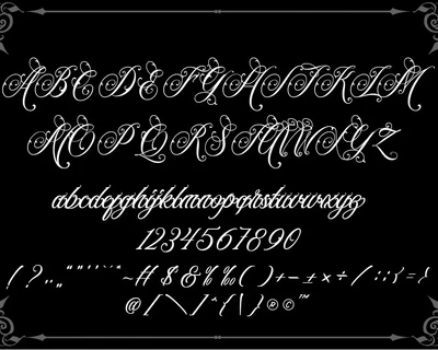 Black Majestic font