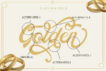 Golden Jewelry - Classic And Luxury Script font