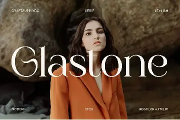 Glastone - Modern Serif Typeface font