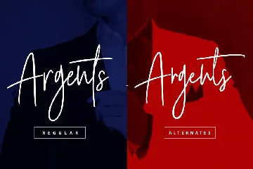 Argents Signature Font