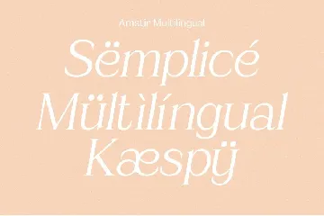 Amstir - Classic Serif Typeface font