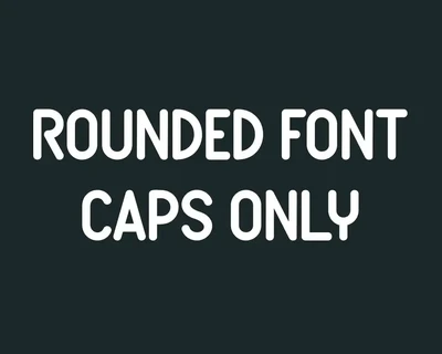 Snechy Round font