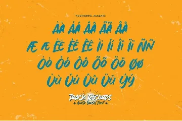 Track Records - Quick Brush Font