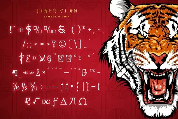 Tiger Clan font