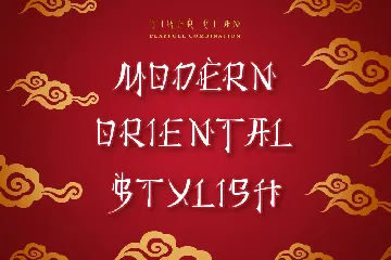 Tiger Clan font