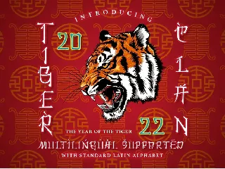 Tiger Clan font