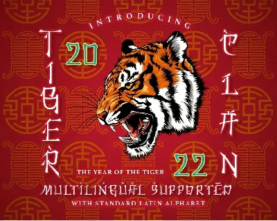 Tiger Clan font