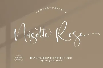 Noisette Rose Handwritten Font