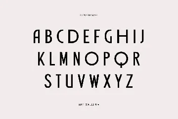 Art Galleria - Modern Display Sans Serif font
