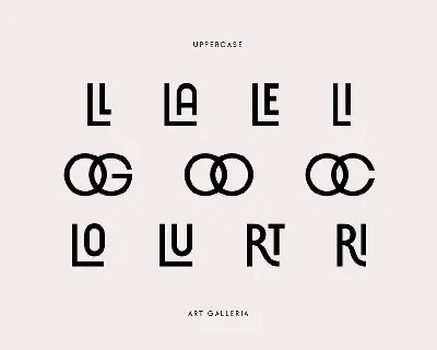 Art Galleria - Modern Display Sans Serif font