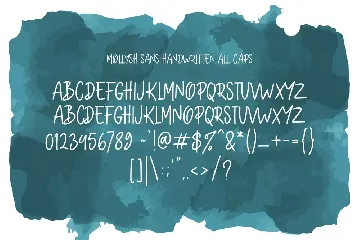 Mollysh Calligraphy Font