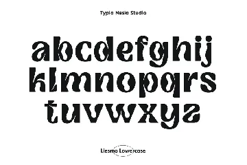 Liesmo - Psychedelic Black Display Sans Font