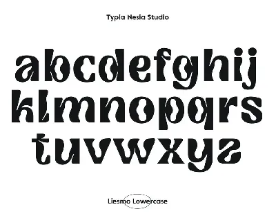 Liesmo - Psychedelic Black Display Sans Font