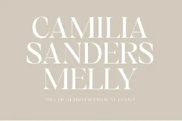 Gamilia - Stylish Serif font