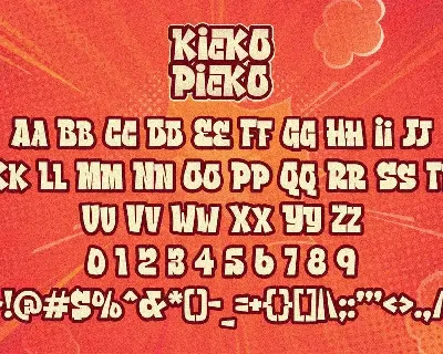 Kicko Picko font