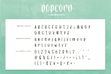 Popcorn - Fun Decorative Font