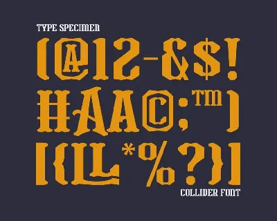 Collider font