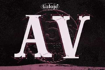 Galojo - Modern Serif Typeface font