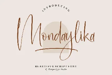 Mondaylika Script Font