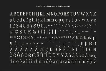 Asthetic - Nostalgic Serif font