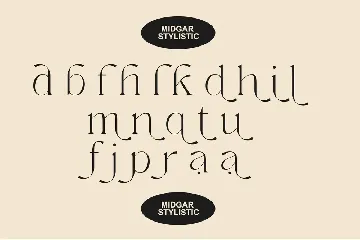 Midgar font