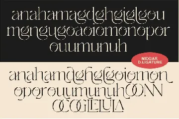 Midgar font