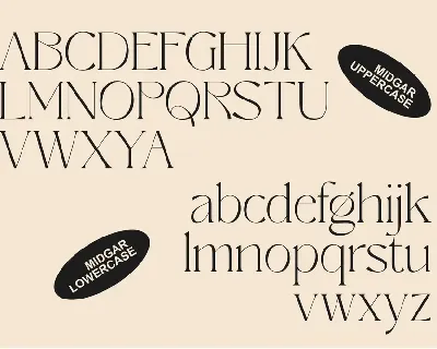 Midgar font