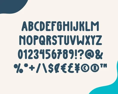 Blue Bird - Cute Handwriting Font