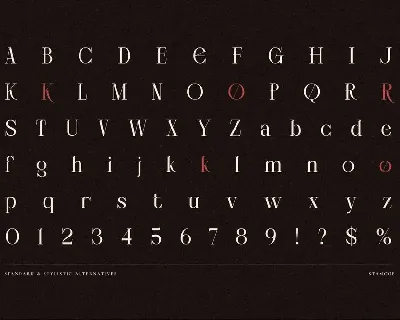 Modern Font