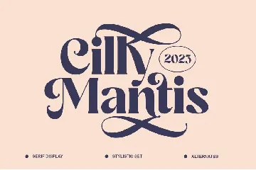 Cilly Mantis font