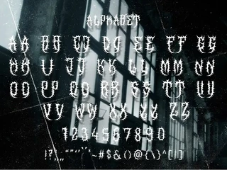 Anarcos Blackletter Metal Horror Font