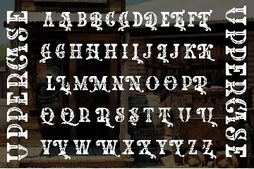 The Western Gold font