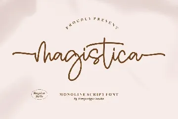 Magistica Monoline Script Font