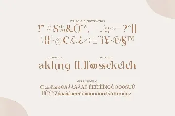 Glamorland - Elegant Serif Typeface font