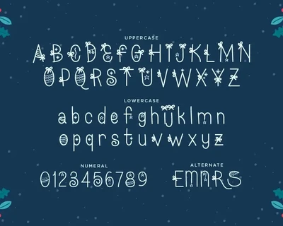 Candlepie - Christmas Font Style