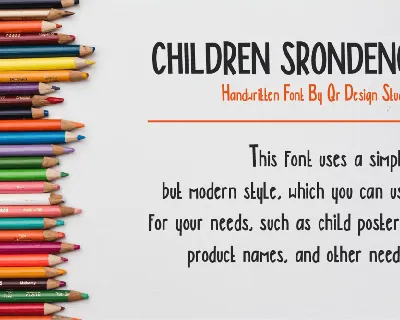 Children Srondeng font