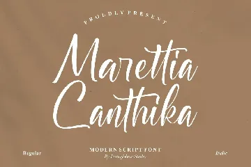 Marettia Canthika Script Font