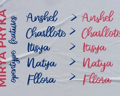 Mirya Pryka font