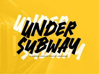 Under Subway font